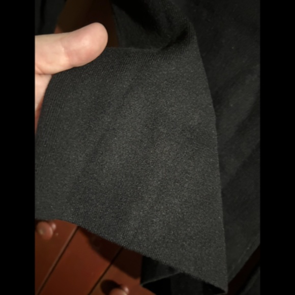 One Grey Day Leon Asymmetric Neck Long Sleeve Knit Top/Sweater Black Size S - Picture 9 of 15